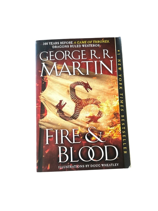 George R. R. Martin Other - Fire & Blood George R.R. Martin Paperback Fantasy Book Game of Thrones